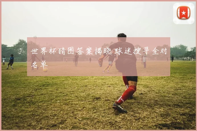 世界杯猜图答案揭晓 球迷搜寻全对名单